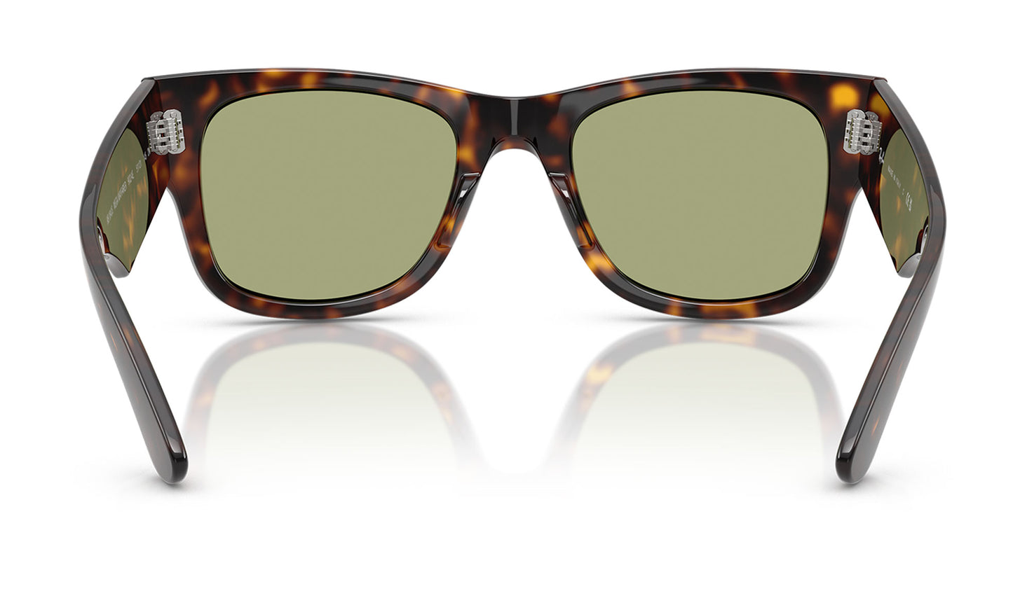 Ray-Ban RB0840S Mega Wayfarer Sunglasses - Havana / Bottle Green