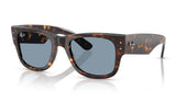 Ray-Ban RB0840S Mega Wayfarer Sunglasses - Havana / Blue