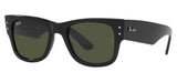 Ray-Ban RB0840S Mega Wayfarer Sunglasses - Black / Green