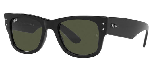 Ray-Ban RB0840S Mega Wayfarer Sunglasses - Black / Green