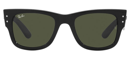 Ray-Ban RB0840S Mega Wayfarer Sunglasses - Black / Green