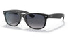 Ray-Ban RB2132 New Wayfarer Sunglasses - Matte Black / Blue-Grey Gradient Polarised