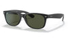 Ray-Ban RB2132 New Wayfarer Sunglasses - Matte Black / Green