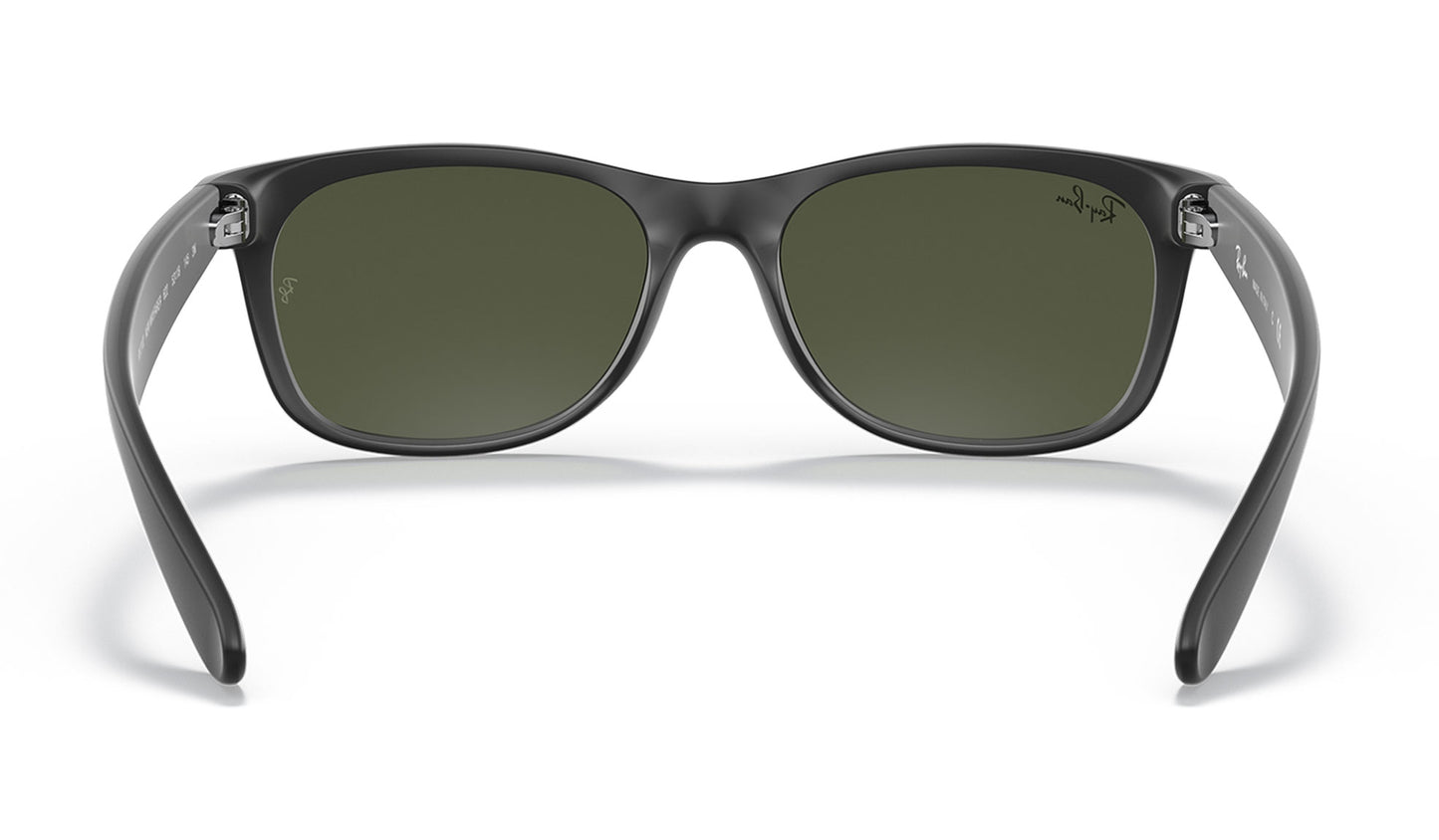 Ray-Ban RB2132 New Wayfarer Sunglasses - Matte Black / Green
