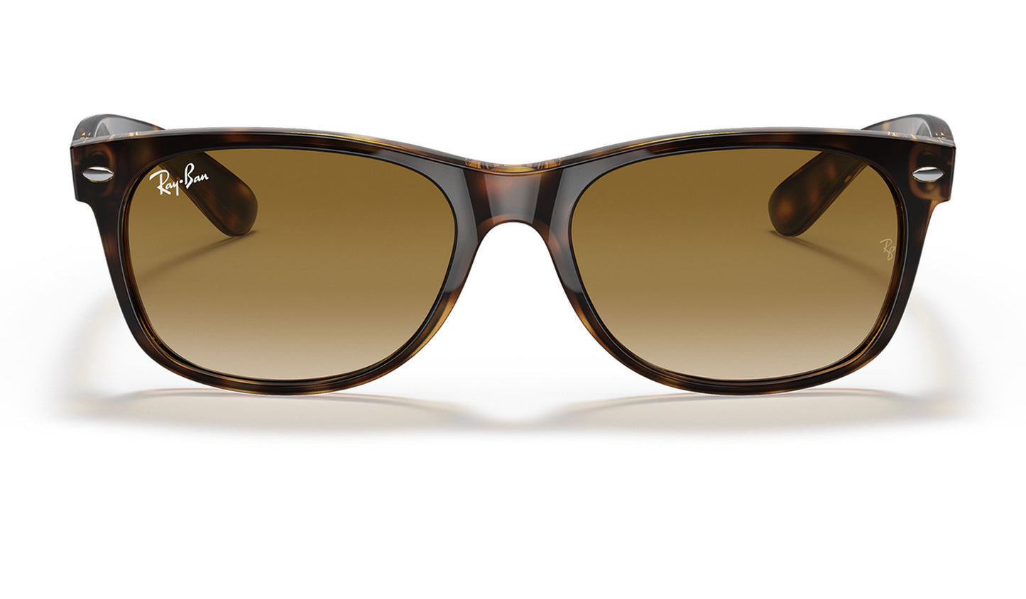 Ray-Ban RB2132 New Wayfarer Sunglasses - Light Havana / Brown Gradient