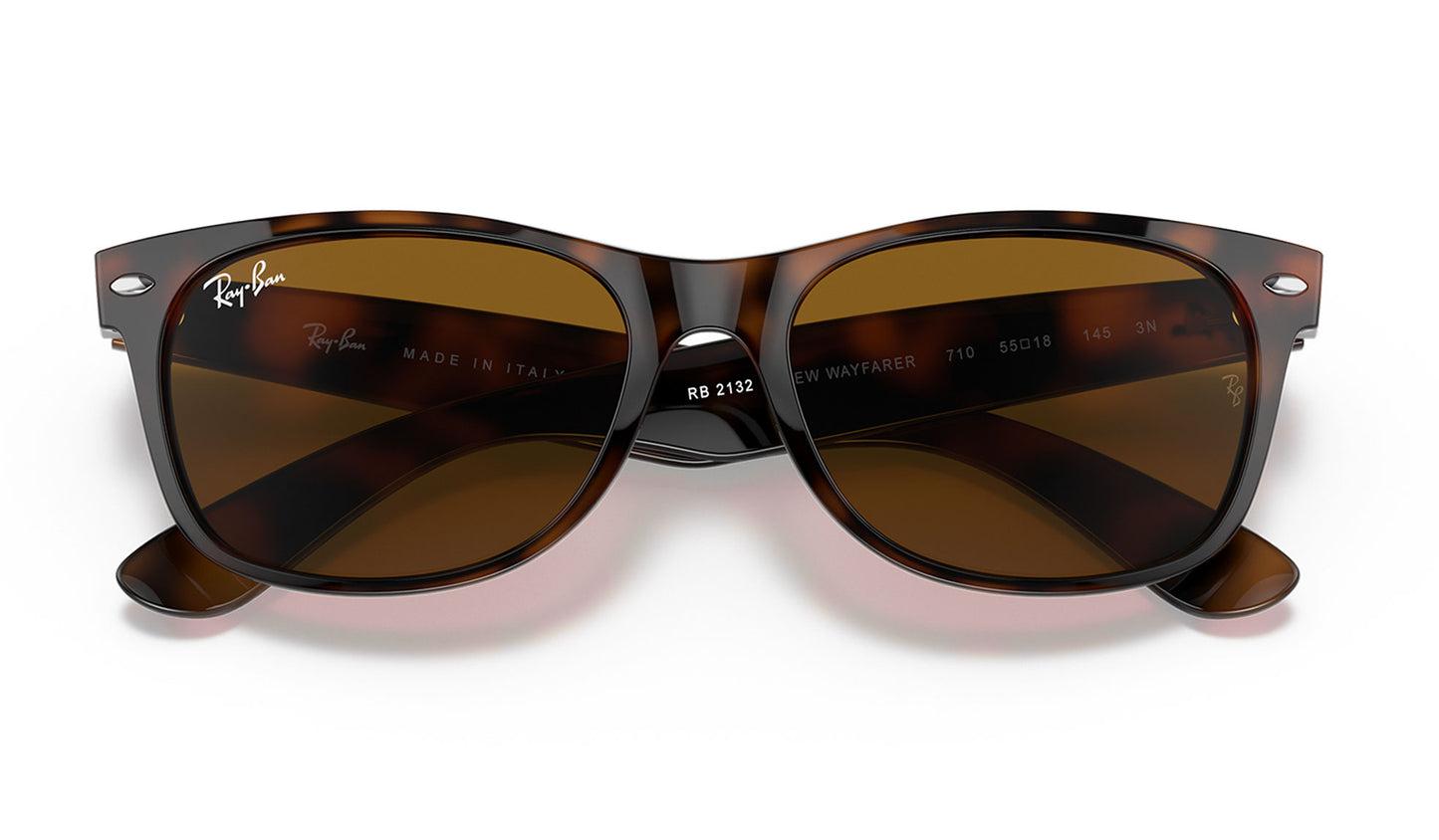 Ray-Ban RB2132 New Wayfarer Sunglasses - Tortoise / Brown