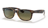 Ray-Ban RB2132 New Wayfarer Sunglasses - Matte Tortoise / Blue-Green Gradient Polarised