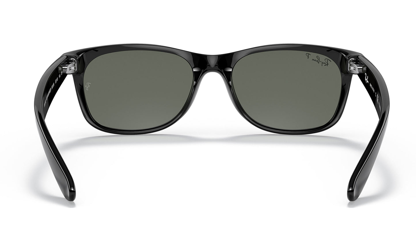 Ray-Ban RB2132 New Wayfarer Sunglasses - Black / Green Polarised