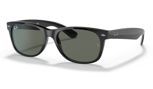 Ray-Ban RB2132 New Wayfarer Sunglasses - Black / Green