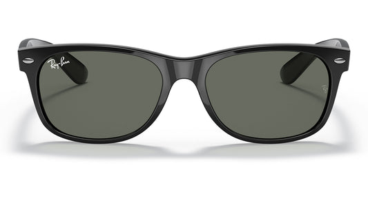 Ray-Ban RB2132 New Wayfarer Sunglasses - Black / Green