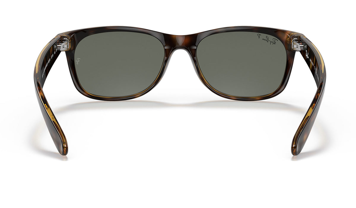 Ray-Ban RB2132 New Wayfarer Sunglasses - Tortoise / Green Polarised