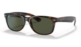Ray-Ban RB2132 New Wayfarer Sunglasses - Tortoise / Green