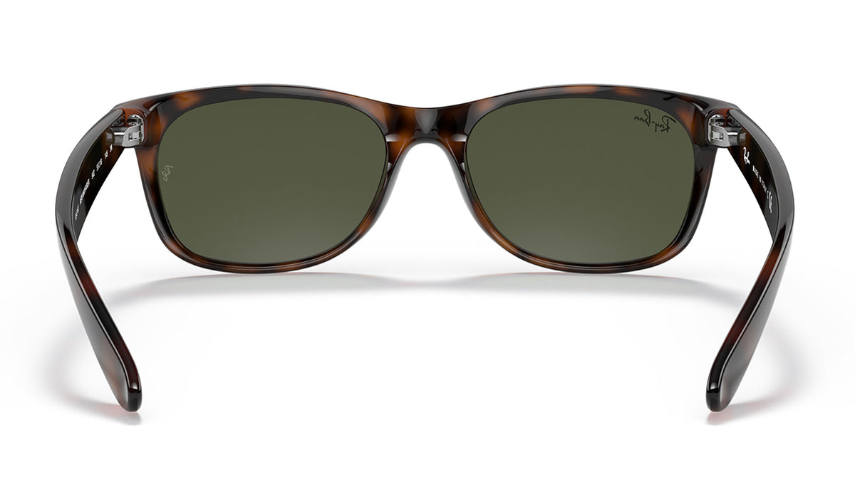 Ray-Ban RB2132 New Wayfarer Sunglasses - Tortoise / Green