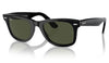 Ray-Ban RB2140 Original Wayfarer Sunglasses - Black / Green G-15