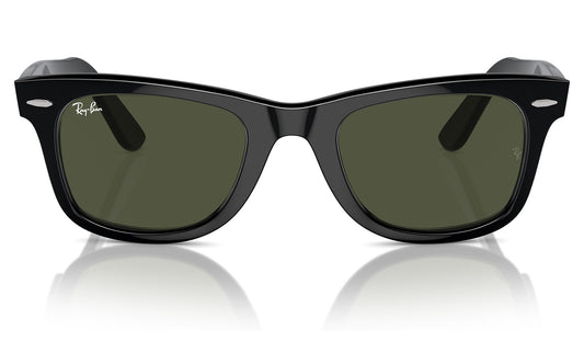 Ray-Ban RB2140 Original Wayfarer Sunglasses - Black / Green G-15