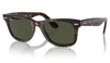 Ray-Ban RB2140 Original Wayfarer Sunglasses - Tortoise / Green