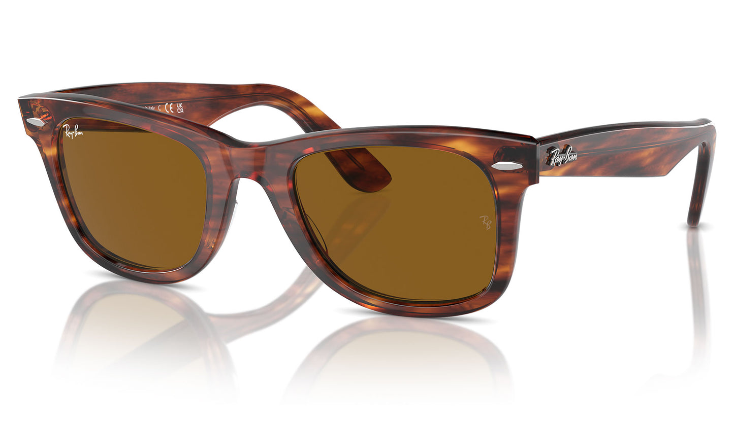 Ray-Ban RB2140 Original Wayfarer Sunglasses - Light Havana / Brown