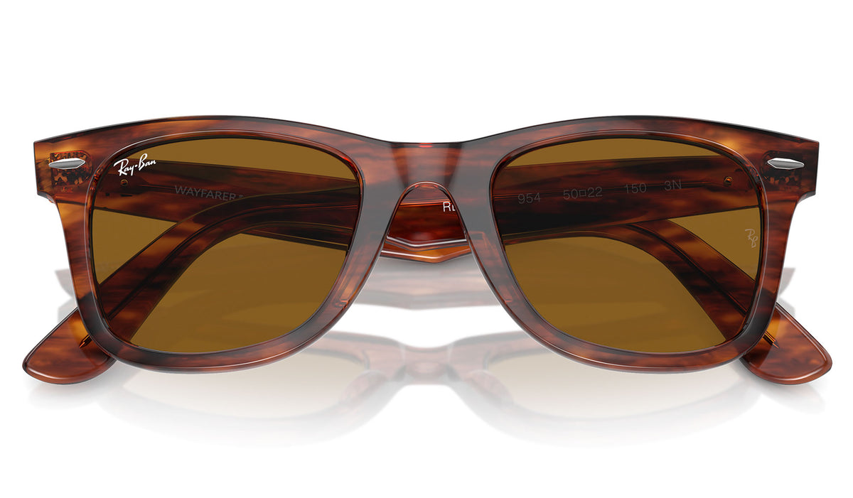 Ray-Ban RB2140 Original Wayfarer Sunglasses - Light Havana / Brown