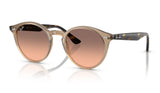 Ray-Ban RB2180 Sunglasses - Turtledove / Pink Gradient Grey