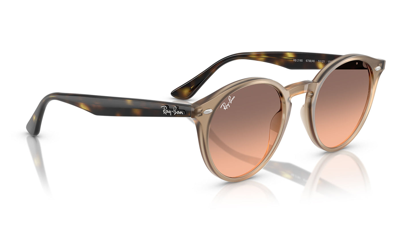 Ray-Ban RB2180 Sunglasses - Turtledove / Pink Gradient Grey