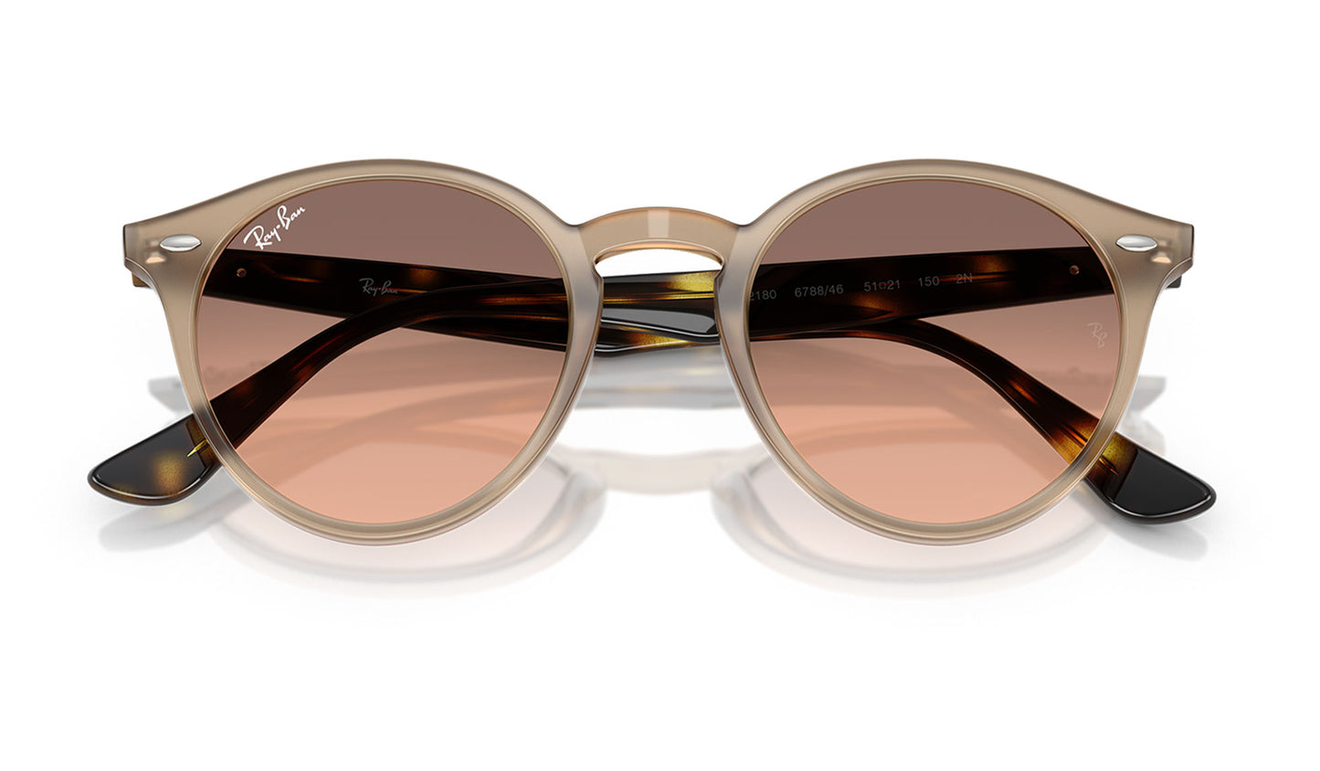 Ray-Ban RB2180 Sunglasses - Turtledove / Pink Gradient Grey