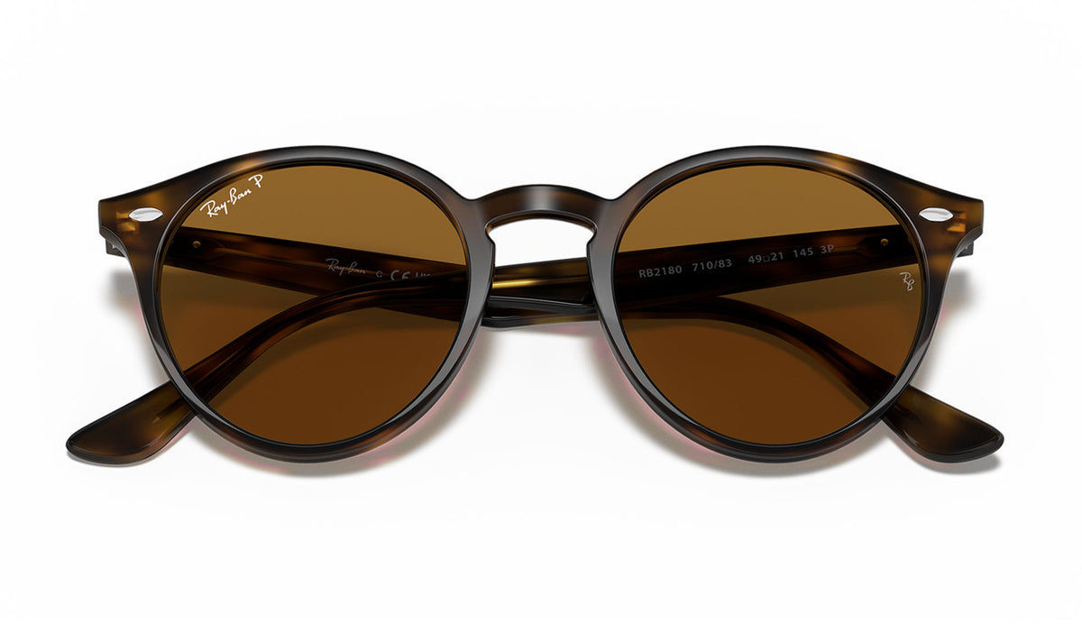 Ray-Ban RB2180 Sunglasses - Tortoise / Brown Polarised