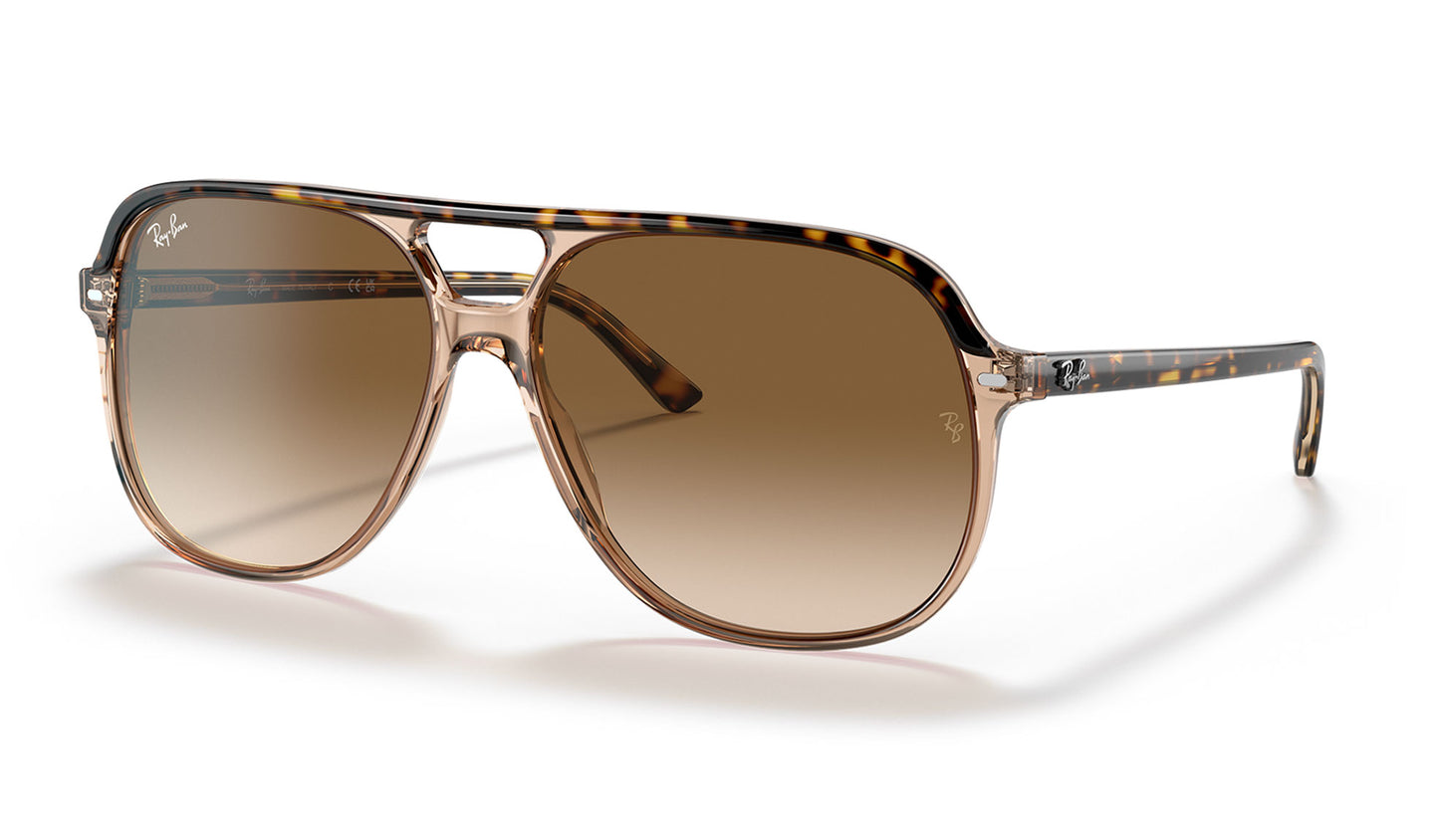 Ray-Ban RB2198 Bill Sunglasses - Havana on Transparent Brown / Brown Gradient