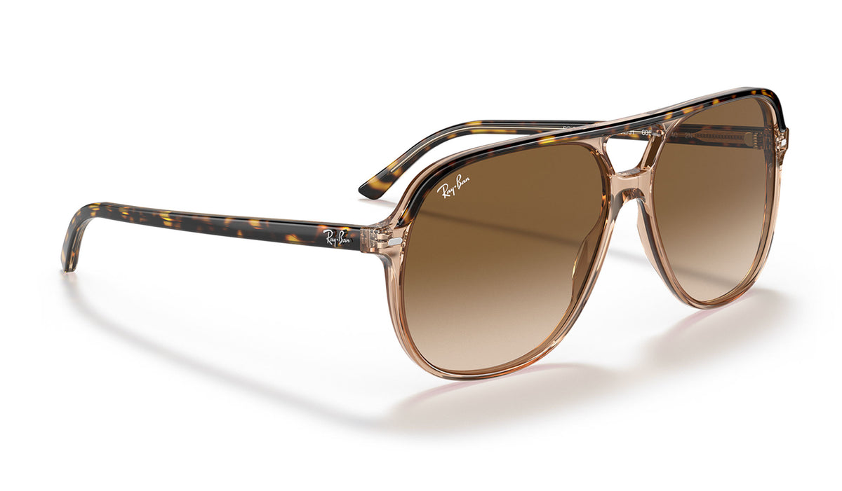 Ray-Ban RB2198 Bill Sunglasses - Havana on Transparent Brown / Brown Gradient