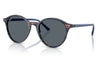 Ray-Ban RB2230 Bernard Sunglasses - Transparent Shade Fantasy Blue / Blue