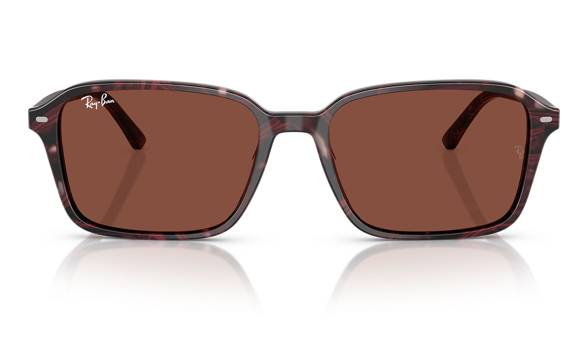 Ray-Ban RB2231 Raimond Sunglasses - Transparent Fantasy Violet & Red / Red
