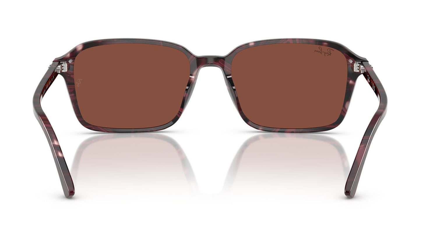 Ray-Ban RB2231 Raimond Sunglasses - Transparent Fantasy Violet & Red / Red