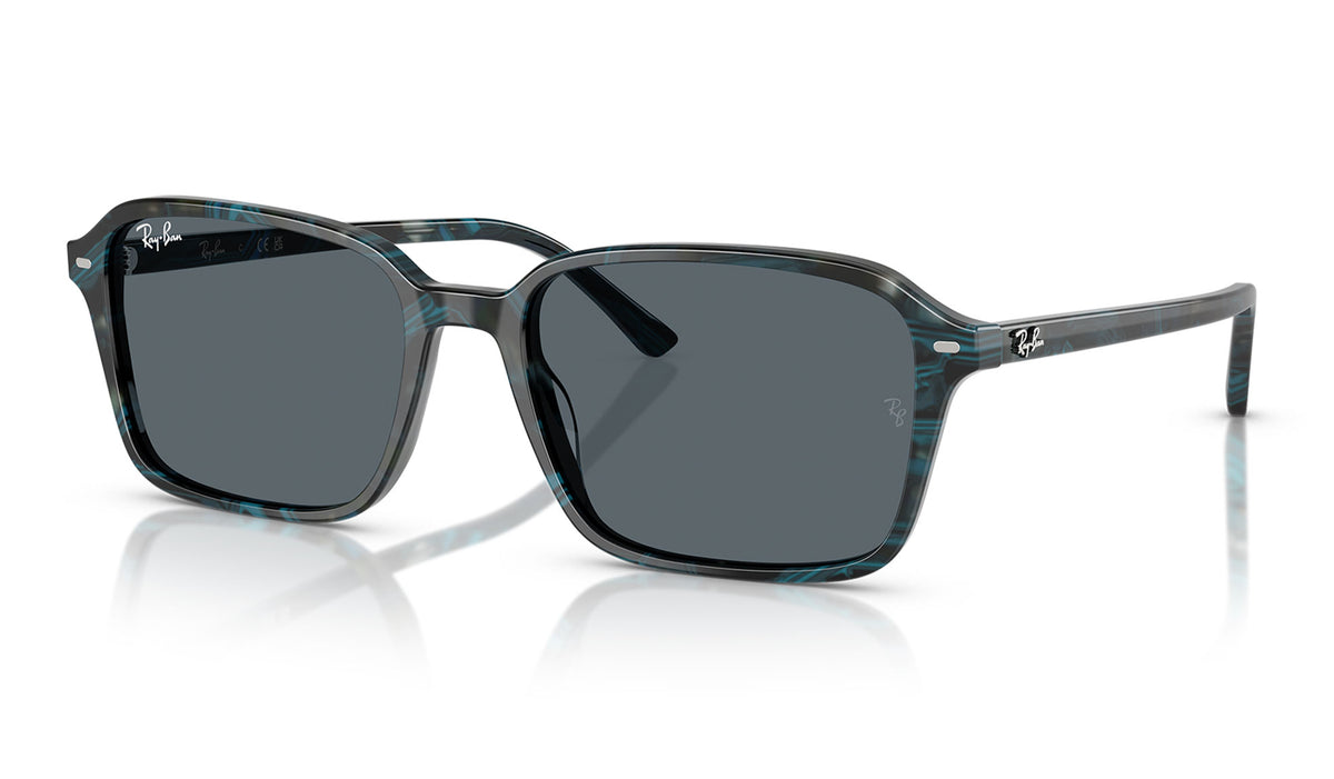 Ray-Ban RB2231 Raimond Sunglasses - Transparent Fantasy Blue & Grey / Blue