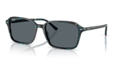 Ray-Ban RB2231 Raimond Sunglasses - Transparent Fantasy Blue & Grey / Blue