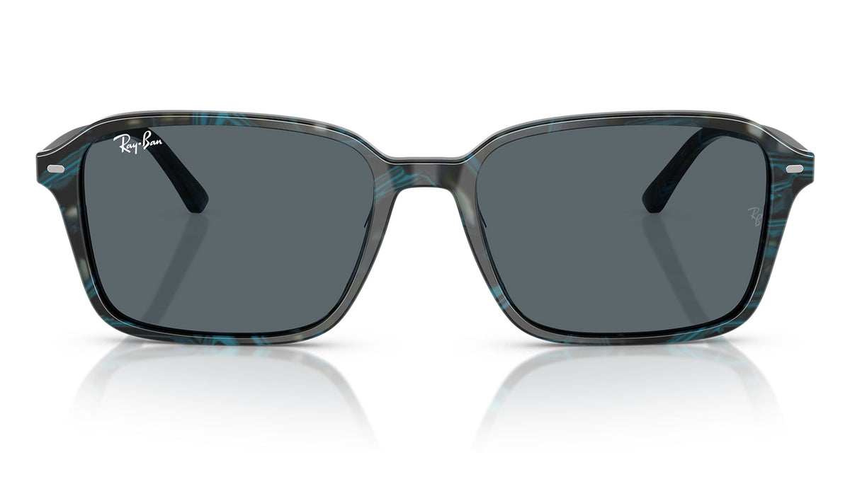 Ray-Ban RB2231 Raimond Sunglasses - Transparent Fantasy Blue & Grey / Blue