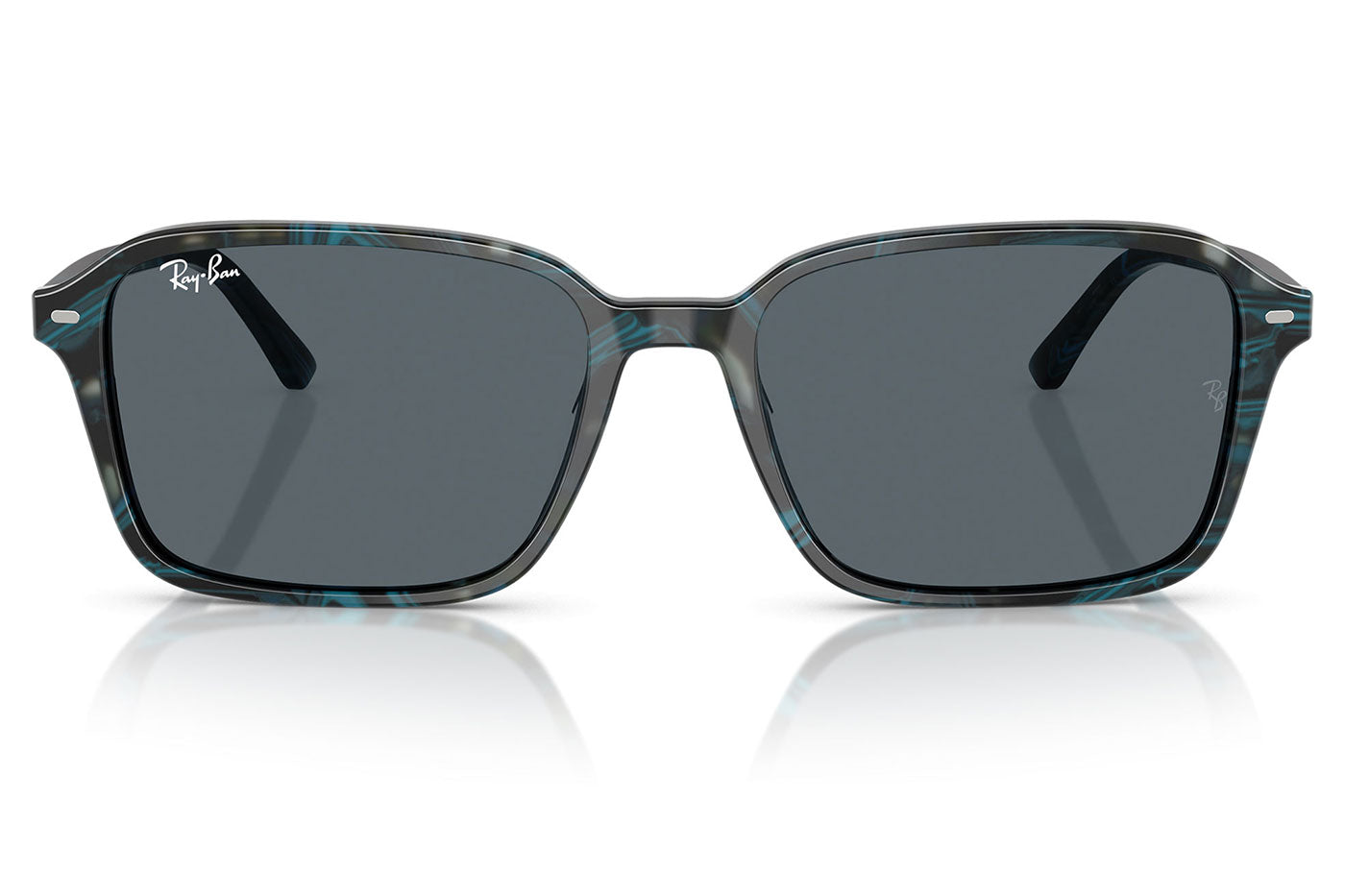 Ray-Ban RB2231 Raimond Sunglasses - Transparent Fantasy Blue & Grey / Blue