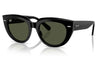 Ray-Ban RB2286 Doreen Sunglasses - Black/ Green