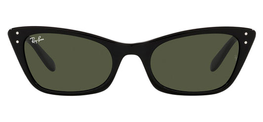 Ray-Ban RB2299 Lady Burbank Sunglasses - Black / Green