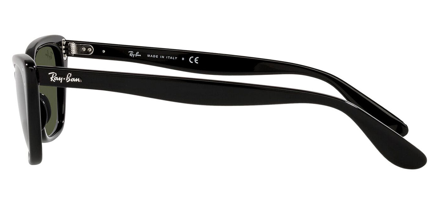 Ray-Ban RB2299 Lady Burbank Sunglasses - Black / Green