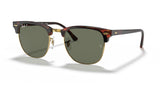 Ray-Ban RB3016 Clubmaster Sunglasses - Red Havana / Green Polarised