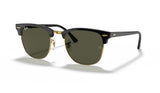 Ray-Ban RB3016 Clubmaster Sunglasses - Black / Green