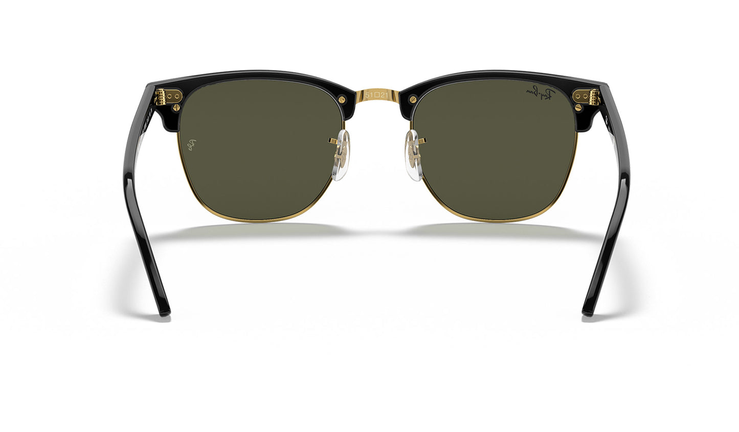 Ray-Ban RB3016 Clubmaster Sunglasses - Black / Green