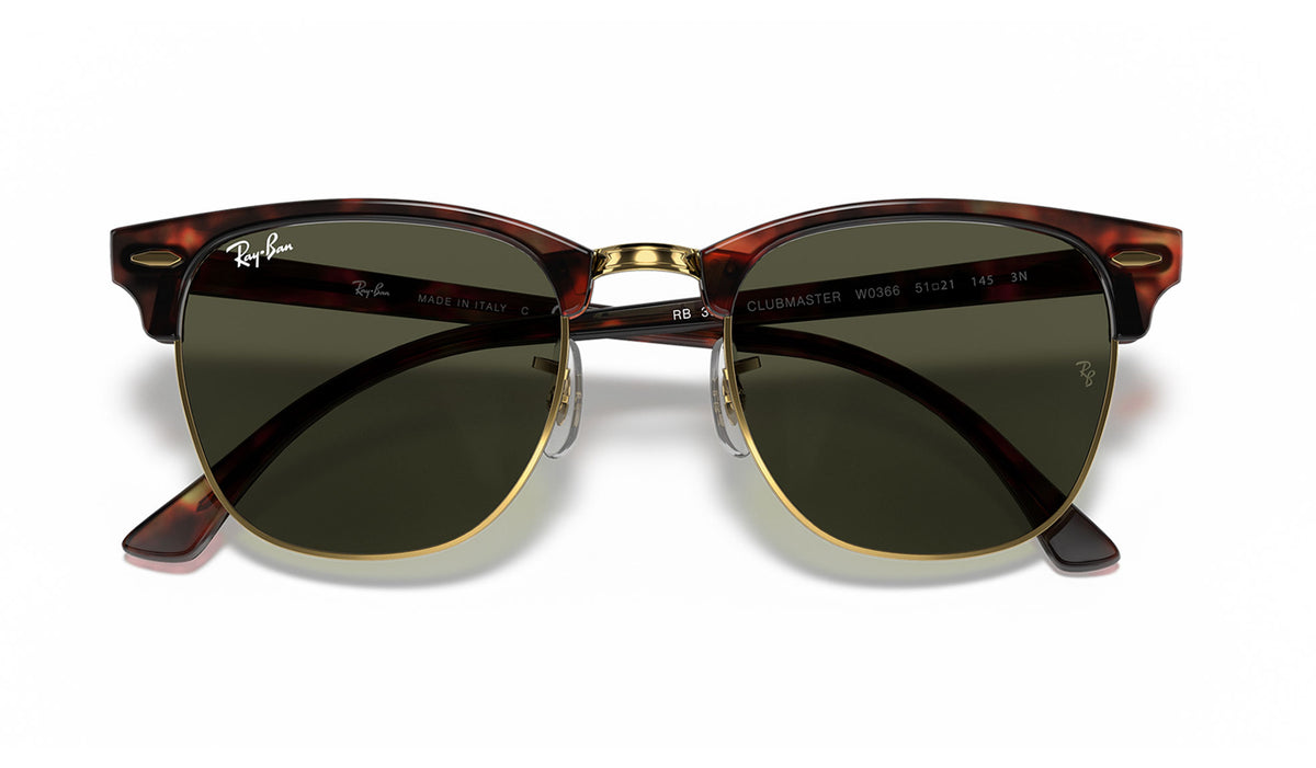 Ray-Ban RB3016 Clubmaster Sunglasses - Havana / Green
