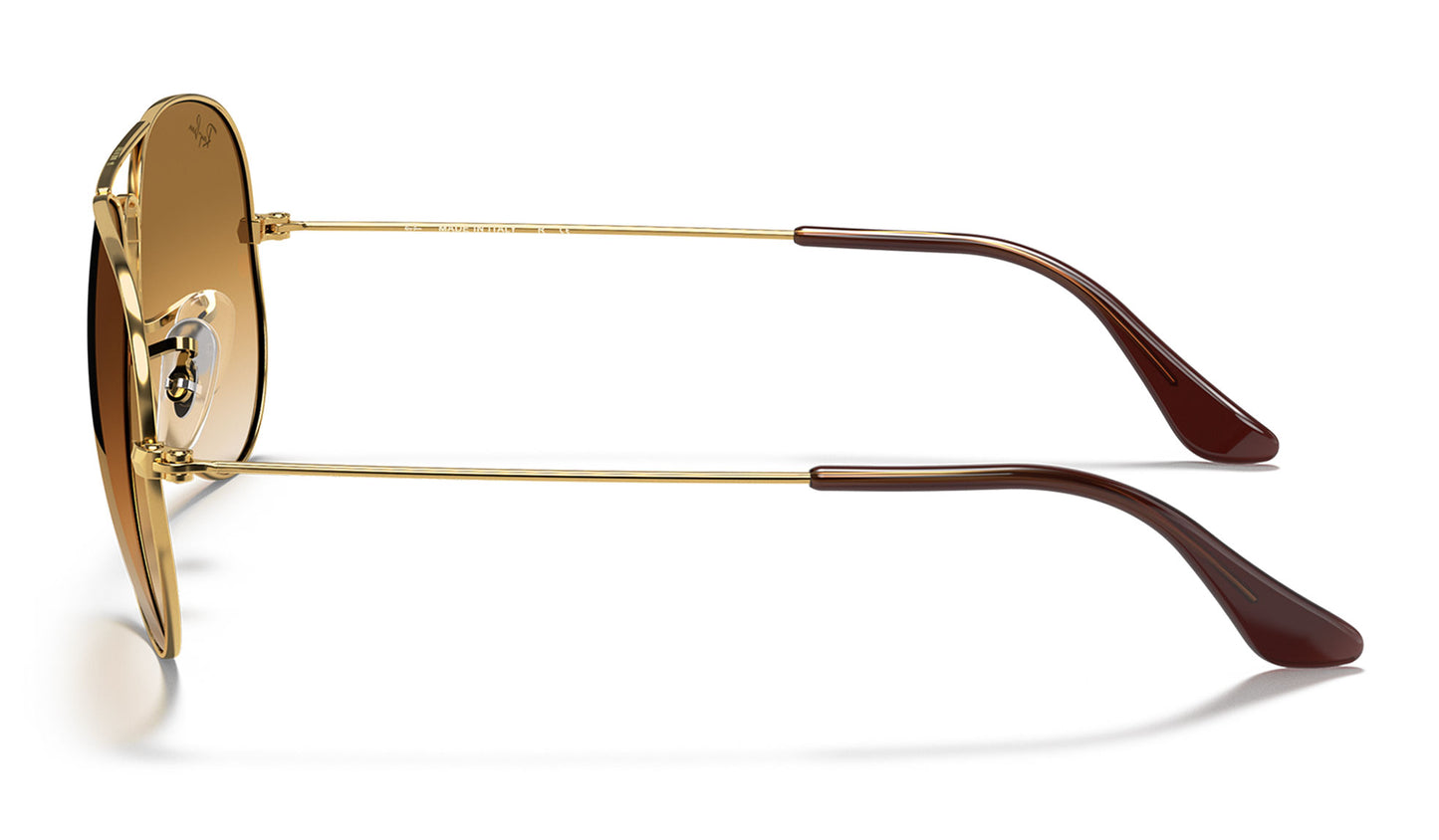 Ray-Ban RB3025 Aviator Sunglasses - Gold / Brown Gradient