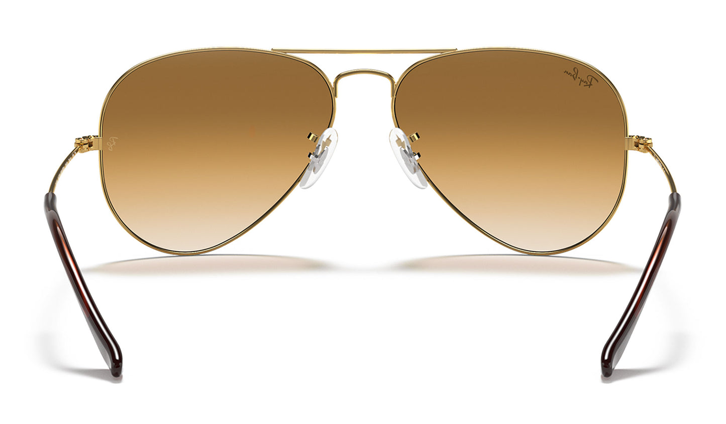 Ray-Ban RB3025 Aviator Sunglasses - Gold / Brown Gradient