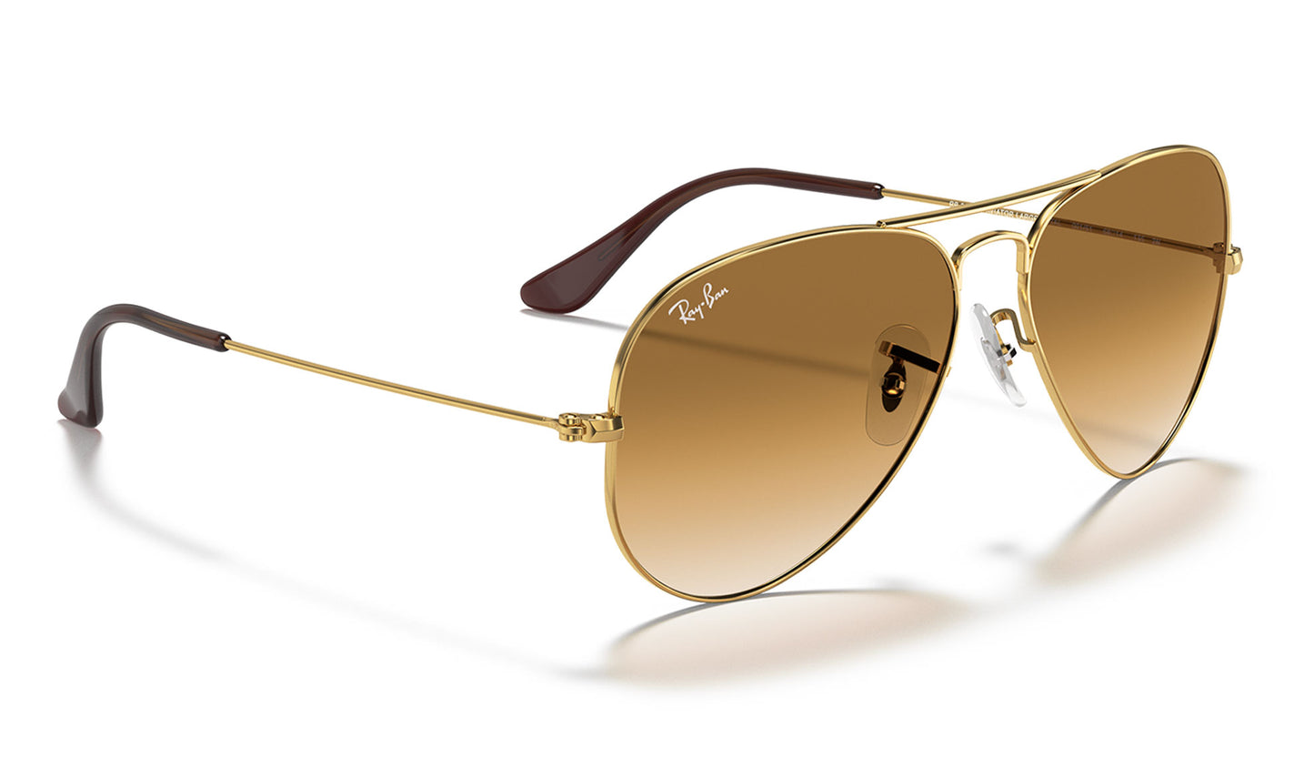 Ray-Ban RB3025 Aviator Sunglasses - Gold / Brown Gradient