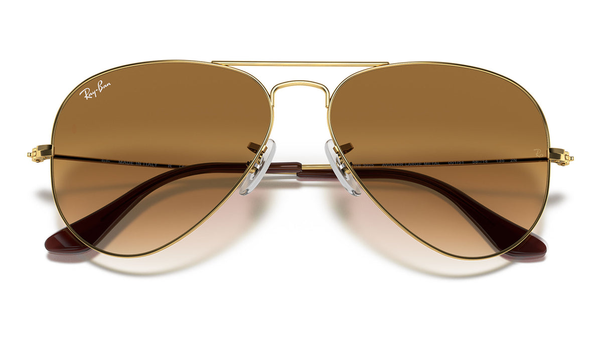 Ray-Ban RB3025 Aviator Sunglasses - Gold / Brown Gradient