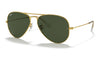 Ray-Ban RB3025 Aviator Sunglasses - Gold / Green
