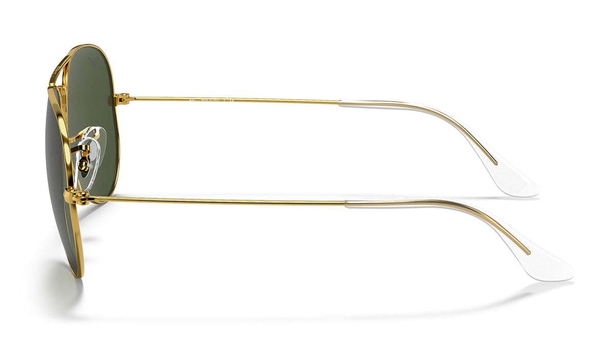 Ray-Ban RB3025 Aviator Sunglasses - Gold / Green