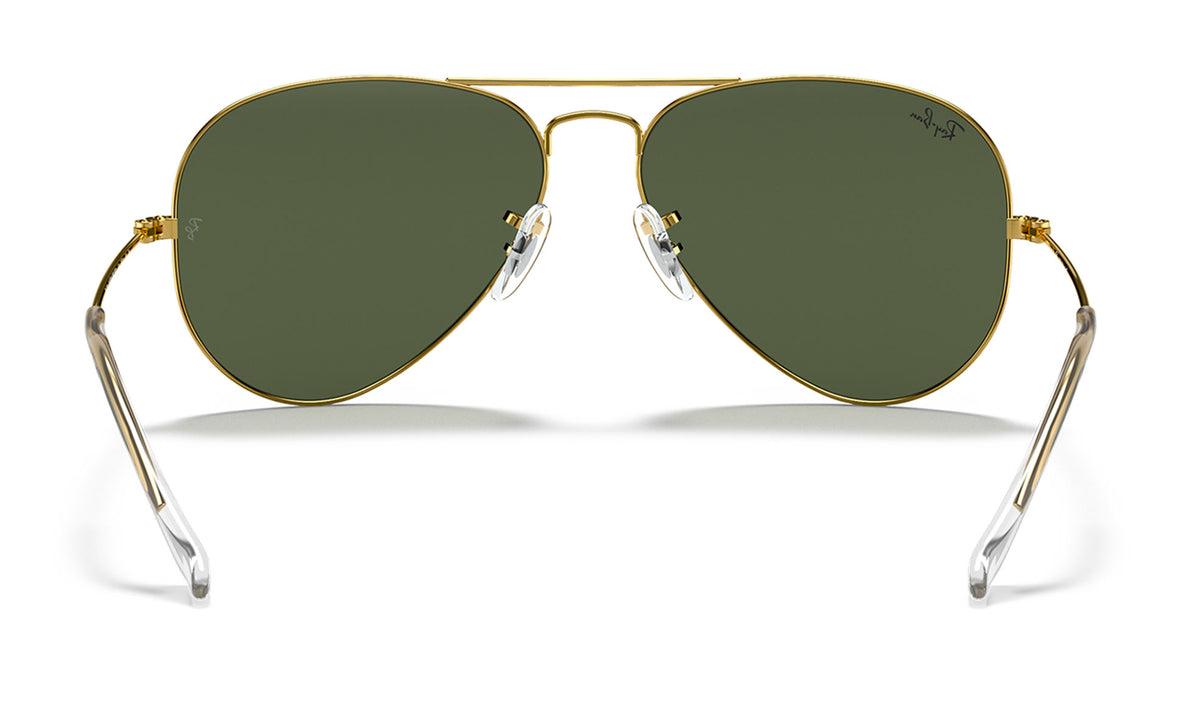 Ray-Ban RB3025 Aviator Sunglasses - Gold / Green