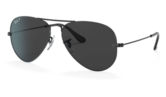 Ray-Ban RB3025 Aviator Sunglasses - Black / Black